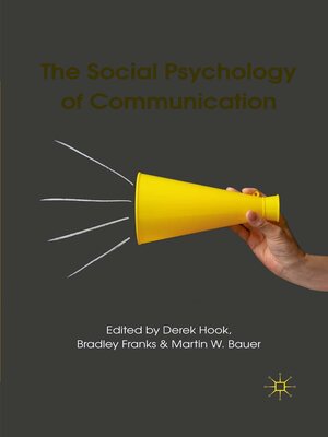 cover image of The Social Psychology of Communication